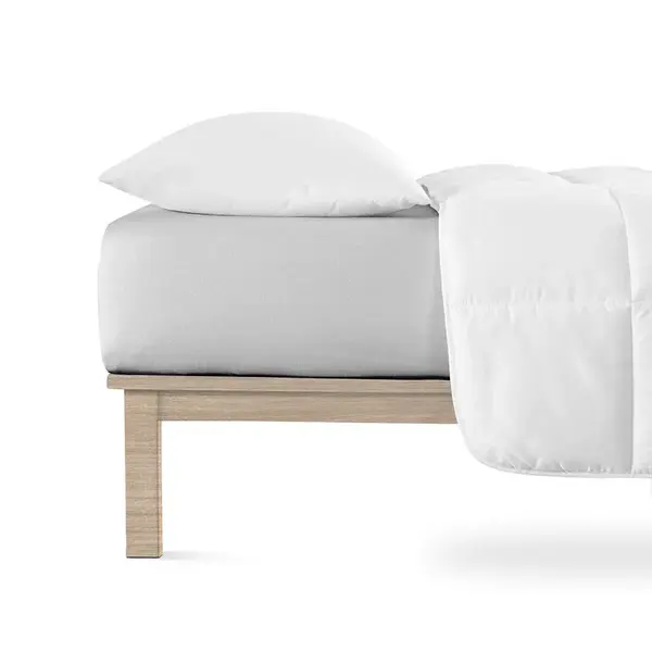 Napínací prostěradlo jersey s elastanem šedé sada 2 ks 90 x 200 cm