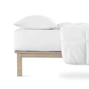 Napínací prostěradlo jersey s elastanem bílé sada 2 ks 90 x 200 cm