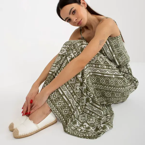 Dress-D73771R30313B-khaki