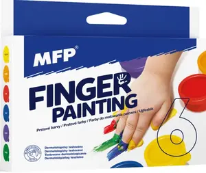 Barvy prstové 6ks 30ml