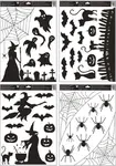 Okenní fólie 40008 strašidelný Halloween 35x50cm