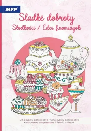 Omalovánky antistresové Sladké dobroty