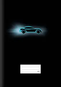 Školní sešit LUX A4 464, Auto