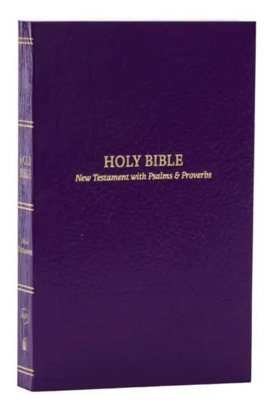 KJV Holy Bible: Pocket New Testament with Psalms and Proverbs, Purple Softcover, Red Letter, Comfort Print: King James Version - Thomas Nelson