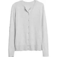 GAP V-KI CREW CARDI Dámský kardigan, šedá, velikost