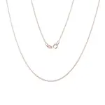 Dámský řetízek rolo 30 dlouhý 60 cm v růžovém zlatě KLENOTA