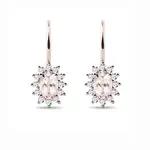 Náušnice s diamanty a morganity KLENOTA