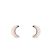 Pecky z růžového zlata ve tvaru měsíce KLENOTA