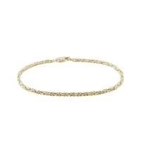 Královský náramek ze žlutého 14k zlata KLENOTA