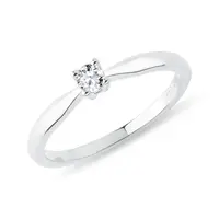 Zlatý prsteň s diamantom KLENOTA