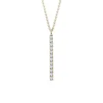 Náhrdelník zo zlata s diamantovou tyčinkou KLENOTA