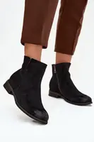 Dámské kotníkové boty na nízkém podpatku Vinceza