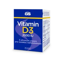 GS Vitamin D3 2000 IU, 90 kapslí