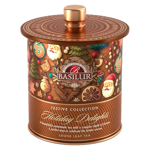 BASILUR Festive tea holiday delights černý čaj 75 g