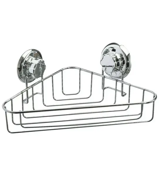 Compactor Bestlock - Rohová drátěná polička, chrom RAN7799