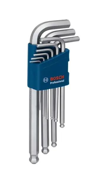 Bosch Nářadí - 9dílná sada šestihranných klíčů 1600A01TH5