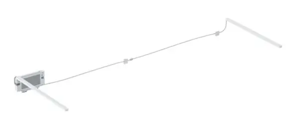 Geberit Příslušenství - Světelná lišta pro zásuvku, L/P, délka 350 mm 502.031.00.1