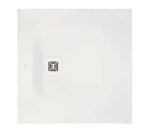 Duravit Sustano - Sprchová vanička, 80x80 cm, DuraSolid, matná bílá 720269740000000