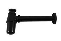 RAV Slezák Umývadlové príslušenstvo - Designový sifón, matná čierna MD0545CMAT