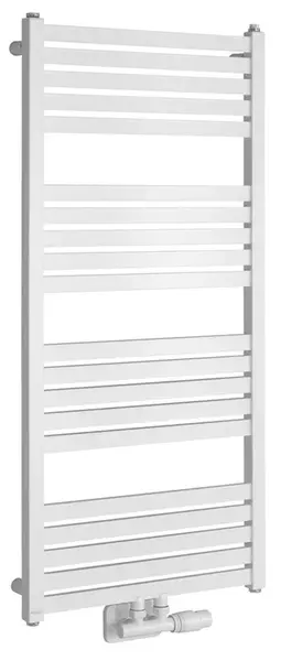 Bruckner Grunt - Vykurovacie teleso 105x50 cm, stredové pripojenie, biela 600.121.4