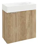 Sapho Latus - Umývadlová skrinka 50x50x25 cm, 1 dvierka L/P, dub Alabama LT410-2222