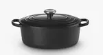 Le Creuset Signature - Pekáč oválný s poklicí, objem 8,9 l, noir mat 21178350000430
