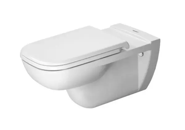 Duravit D-Code - Závesné WC, bezbariérové, s HygieneGlaze, biela 22280920002
