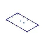 Villeroy & Boch Príslušenstvo - Inštalačný rám ViFrame na vaničky do 1000x1000 mm U91412100