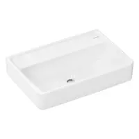 Hansgrohe Xanuia Q - Umývadlo 55x37 cm, bez prepadu, bez otvoru na batériu, biela 60212450