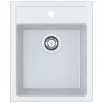 Franke Sirius - Tectonitový drez SID 610-40, 43x53 cm, biela 114.0503.010