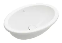 Villeroy & Boch Loop&Friends - Umývadlo zápustné, 51x37 cm, s prepadom, CeramicPlus, alpská biela 4A6100R1