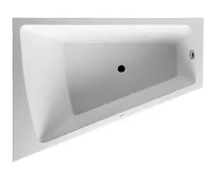 Duravit Paiova - Vana asymetrická, 180x140 cm, s panelem, levá, bílá 700268000000000