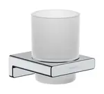 Hansgrohe AddStoris - Držiak kefiek a pasty, matné sklo/chróm 41749000