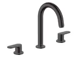 Hansgrohe Vernis Blend - Umývadlová batéria s výpusťou, 3-otvorová inštalácia, matná čierna 71553670