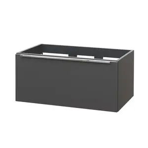 Mereo Mailo - Umývadlová skrinka, 81x37x48 cm, 1 zásuvka, antracit CN536S