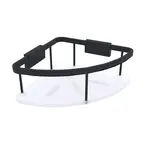 Nimco Kibo - Polička, dĺžka 28 cm, plexiglass/čierna Ki-14008-B-90