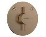 Hansgrohe DuoTurn S - Batéria pod omietku, na 2 spotrebiče, kefovaný bronz 75418140