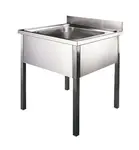 Sanela Drezy z nehrdzavejúcej ocele - Drez z nehrdzavejúcej ocele, 700x700x850 mm, na podstavných nohách SLUN 15