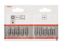 Bosch Príslušenstvo - Súprava bitov PH2, dĺžka 25 mm, 10 ks 2607001512