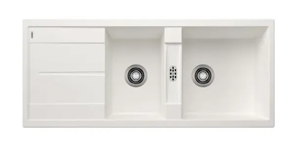 Blanco Metra 8 - Silgranitový drez, 116x50 cm, biela 513064