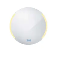 Nimco Zrcadla - Zrcadlo s LED osvětlením, průměr 60 cm, dotykový senzor, hliník ZP 16000RVX