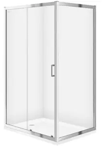 Cersanit Zip - Sprchový kout 79x99 cm, chrom/čiré sklo S154-003