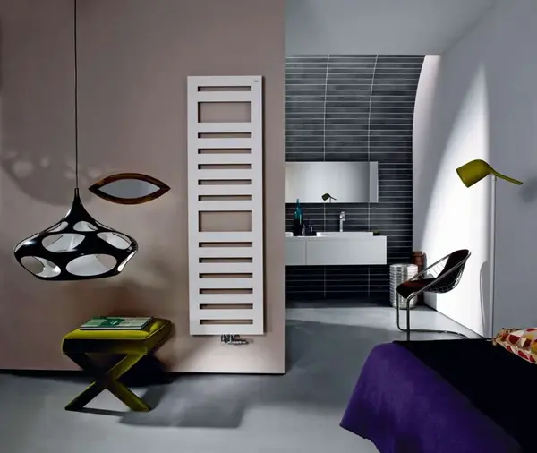 Zehnder Metropolitan Spa - Koupelnový radiátor 81x60 cm, rovný, středové připojení 5 cm, bílý lak MET-080-060