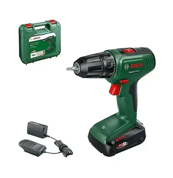 Bosch - 18V AKU vrtací šroubovák EasyDrill 18V-38, 1x aku 2,5 Ah Li-Ion, nabíječka 0615A5008K