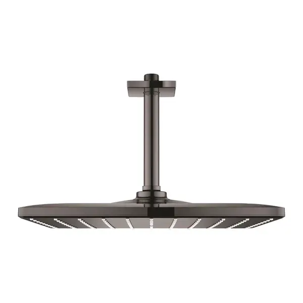 Grohe Rainshower - Hlavová sprcha 310 Mono Cube 9,5 l/min, 1 proud, stropní rameno 14 cm, Hard Graphite 26566A00