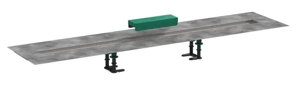 Hansgrohe uBox universal - Instalační sada lineárního sprchového žlabu 1200, nerez 56015180