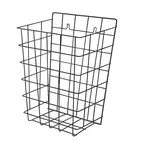Sanela Drátěné koše - Drátěný koš, 360x290x180 mm, ocel/černá SLZN 40V