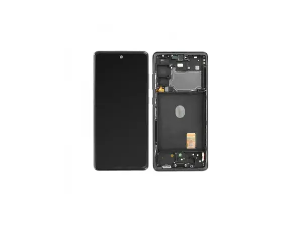 LCD + dotyk + přední kryt pro Samsung Galaxy S20 FE, cloud navy