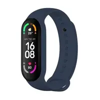 Silikonový řemínek FIXED Silicone Strap pro Xiaomi Band 7/ Mi Band 6/ Mi Band 5, modrá