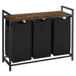 MID.YOU KOŠ NA PRÁDLO, hnědá, černá